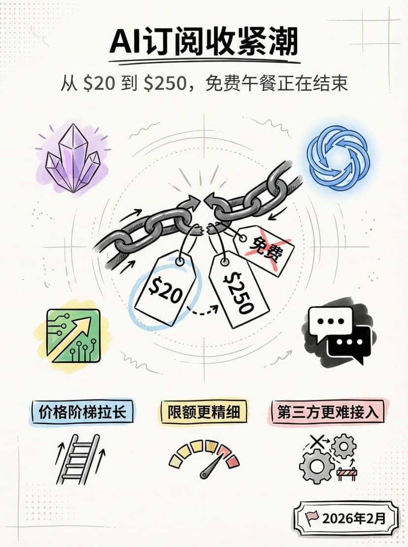 AI 订阅收紧